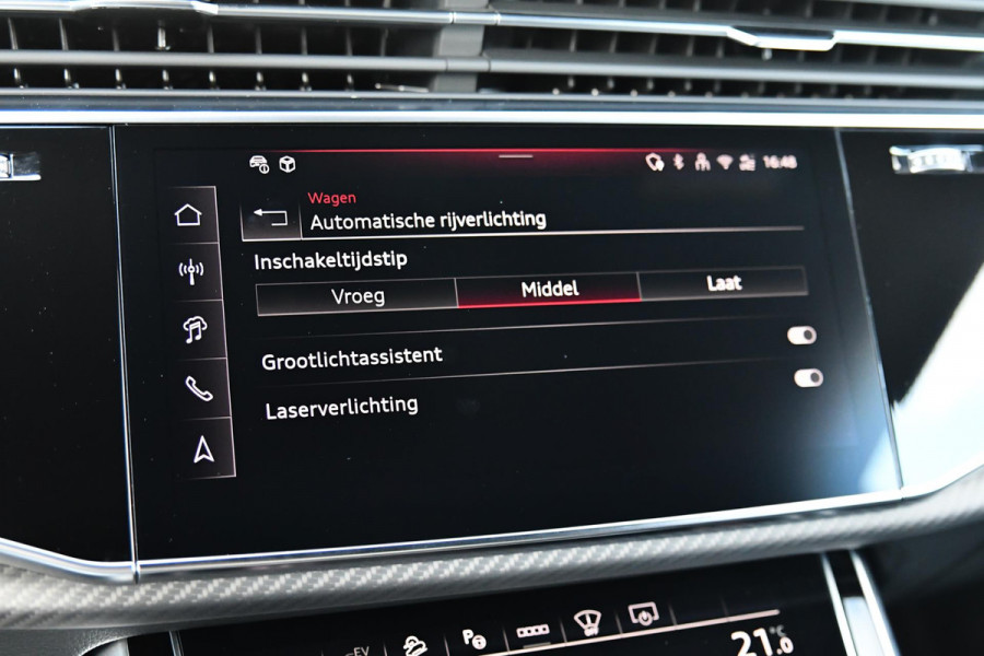 Audi Q8 60 TFSI e quattro Pro Line S Competition. RS Zetels, Massage, Carbon, 4W sturing, Softcl, Pano, Koeling, HUD, B&O, Trekh!