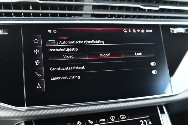 Audi Q8 60 TFSI e quattro Pro Line S Competition. RS Zetels, Massage, Carbon, 4W sturing, Softcl, Pano, Koeling, HUD, B&O, Trekh!