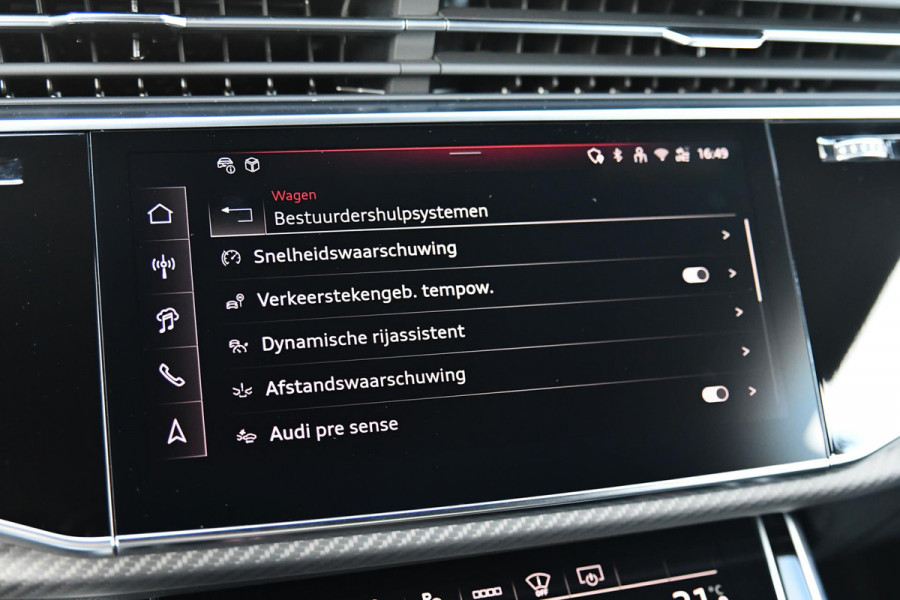 Audi Q8 60 TFSI e quattro Pro Line S Competition. RS Zetels, Massage, Carbon, 4W sturing, Softcl, Pano, Koeling, HUD, B&O, Trekh!