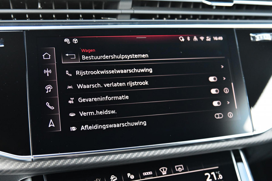 Audi Q8 60 TFSI e quattro Pro Line S Competition. RS Zetels, Massage, Carbon, 4W sturing, Softcl, Pano, Koeling, HUD, B&O, Trekh!