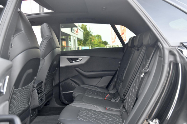 Audi Q8 60 TFSI e quattro Pro Line S Competition. RS Zetels, Softclose, Pano, Koeling, B&O, 360 3D, Trekh, HUD, Keyless, Stuurvw!
