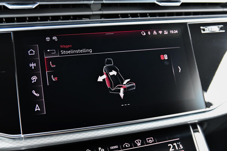 Audi Q8 60 TFSI e quattro Pro Line S Competition. RS Zetels, Softclose, Pano, Koeling, B&O, 360 3D, Trekh, HUD, Keyless, Stuurvw!