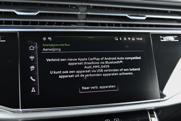 Audi Q8 60 TFSI e quattro Pro Line S Competition. RS Zetels, Softclose, Pano, Koeling, B&O, 360 3D, Trekh, HUD, Keyless, Stuurvw!