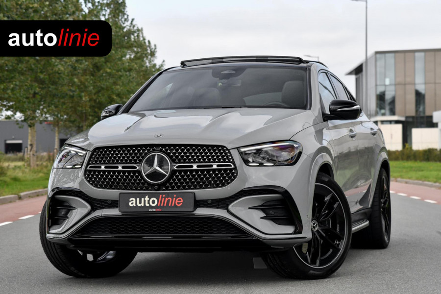 Mercedes-Benz GLE Coupé 400 e 4MATIC AMG. Pano, Distronic, Memory, HUD, 360 3D, Burm, Luchtv, Keyless, Trekhaak, Dodeh!