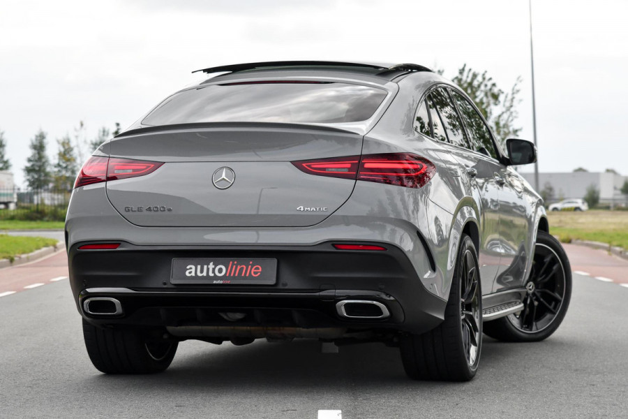 Mercedes-Benz GLE Coupé 400 e 4MATIC AMG. Pano, Distronic, Memory, HUD, 360 3D, Burm, Luchtv, Keyless, Trekhaak, Dodeh!