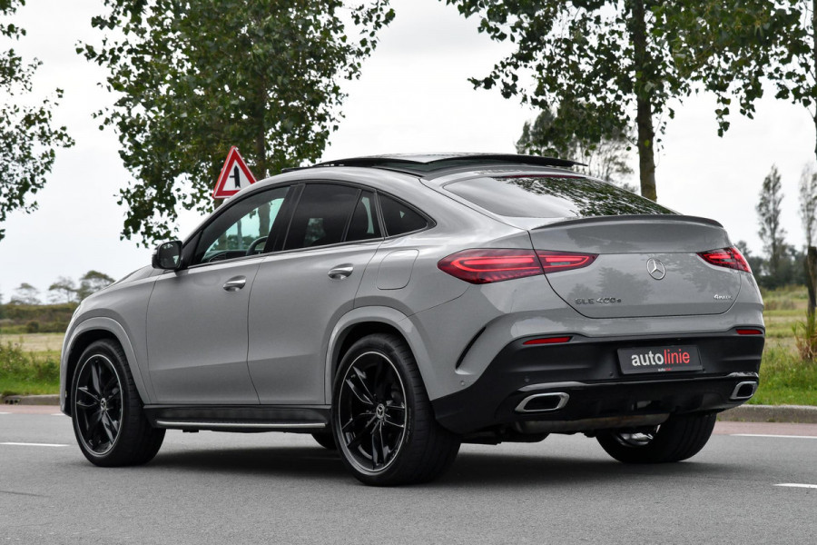 Mercedes-Benz GLE Coupé 400 e 4MATIC AMG. Pano, Distronic, Memory, HUD, 360 3D, Burm, Luchtv, Keyless, Trekhaak, Dodeh!