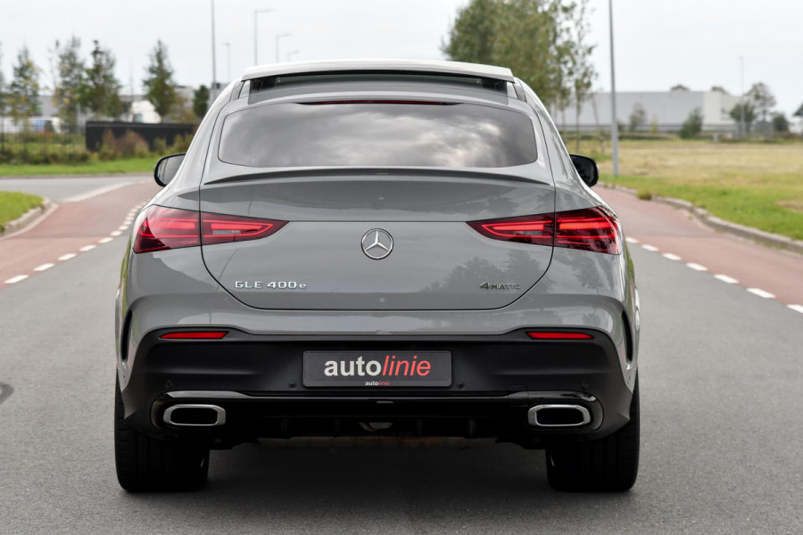 Mercedes-Benz GLE Coupé 400 e 4MATIC AMG. Pano, Distronic, Memory, HUD, 360 3D, Burm, Luchtv, Keyless, Trekhaak, Dodeh!