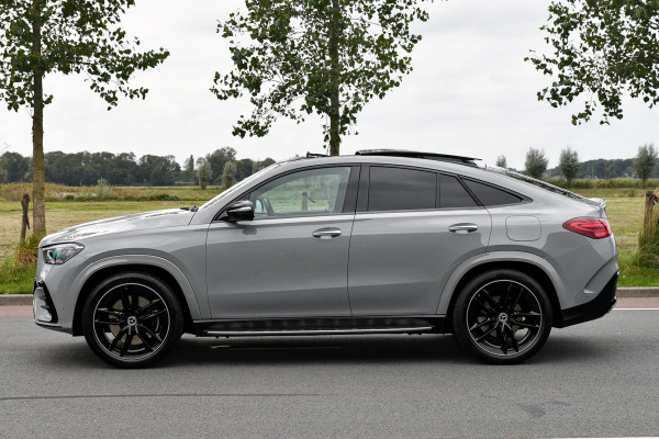 Mercedes-Benz GLE Coupé 400 e 4MATIC AMG. Pano, Distronic, Memory, HUD, 360 3D, Burm, Luchtv, Keyless, Trekhaak, Dodeh!