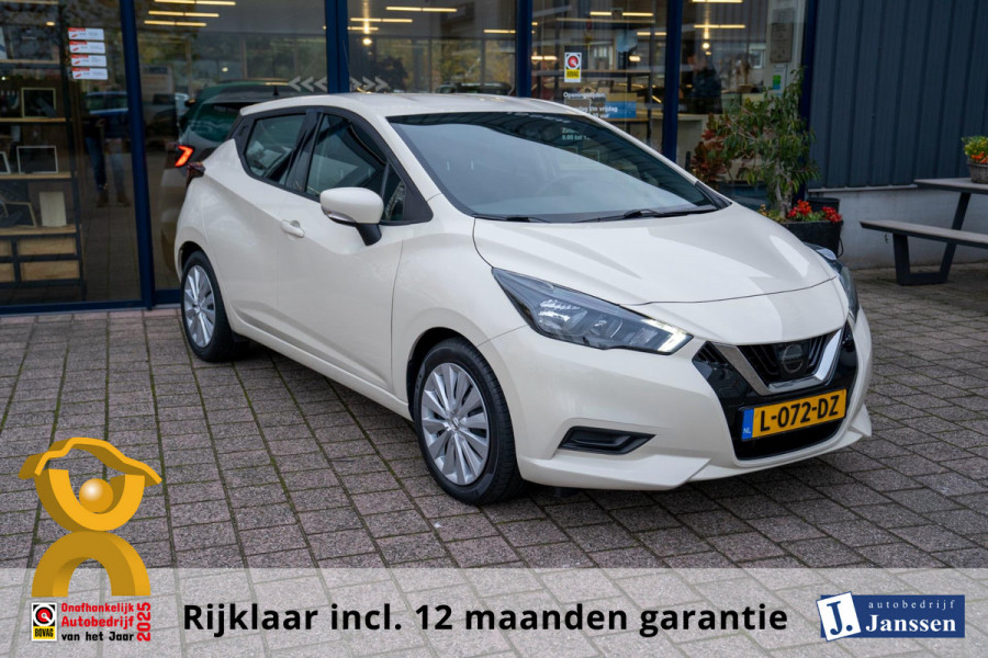 Nissan Micra 1.0 IG-T Acenta | Prijs rijklaar incl 12 mnd garantie | Airco Bluetooth Usb Cruise Multi Stuurwiel