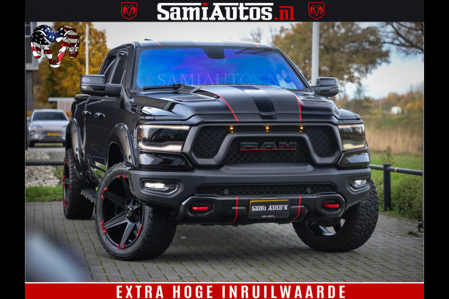 Dodge Ram 1500 HULK | 5.7 V8 | REBEL | WIDEBODY | LUCHTVERING | PANODAK | BREEDSET WIELEN | MEGA DIK | CREWCAB | DUBBELE CABINE | DC 5 PERSOONS | TOP CONDITIE | EERSTE EIGENAAR |