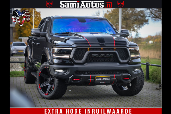 Dodge Ram 1500 HULK | 5.7 V8 | REBEL | WIDEBODY | LUCHTVERING | PANODAK | BREEDSET WIELEN | MEGA DIK | CREWCAB | DUBBELE CABINE | DC 5 PERSOONS | TOP CONDITIE | EERSTE EIGENAAR |