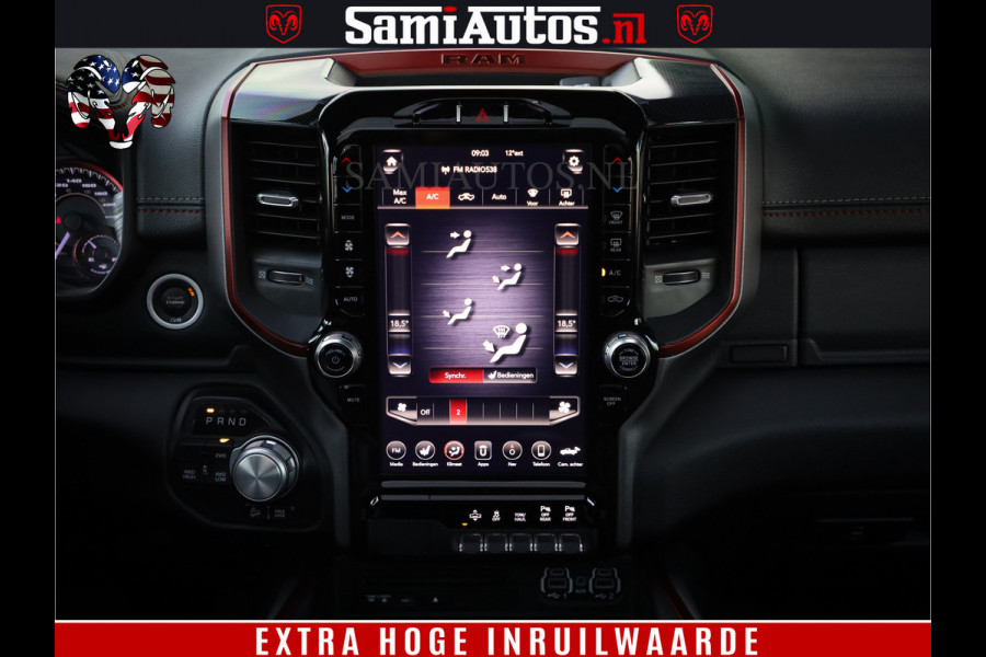 Dodge Ram 1500 HULK | 5.7 V8 | REBEL | WIDEBODY | LUCHTVERING | PANODAK | BREEDSET WIELEN | MEGA DIK | CREWCAB | DUBBELE CABINE | DC 5 PERSOONS | TOP CONDITIE | EERSTE EIGENAAR |