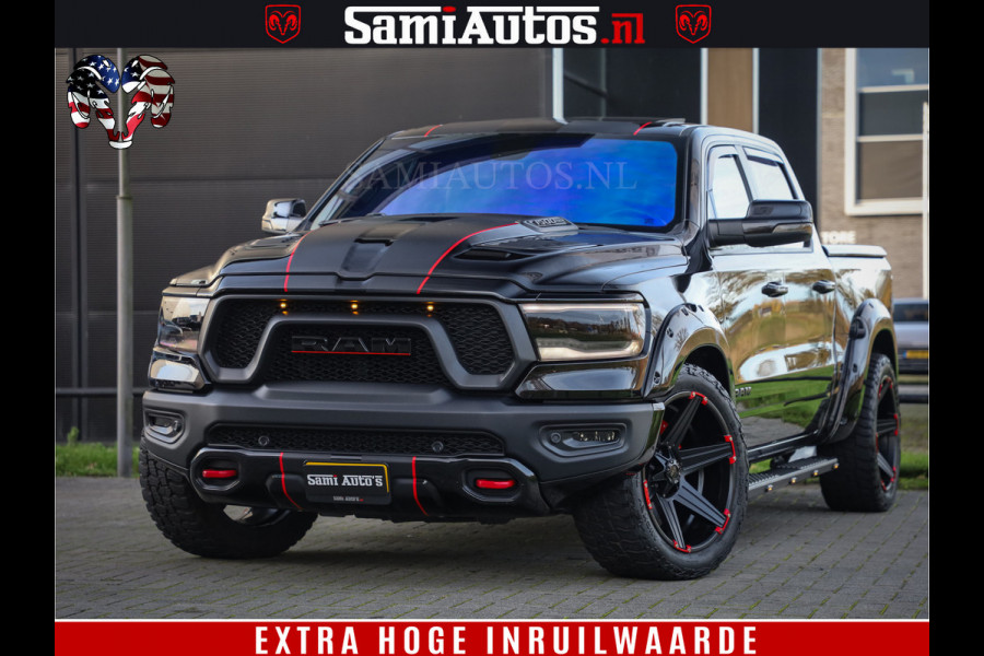 Dodge Ram 1500 HULK | 5.7 V8 | REBEL | WIDEBODY | LUCHTVERING | PANODAK | BREEDSET WIELEN | MEGA DIK | CREWCAB | DUBBELE CABINE | DC 5 PERSOONS | TOP CONDITIE | EERSTE EIGENAAR |
