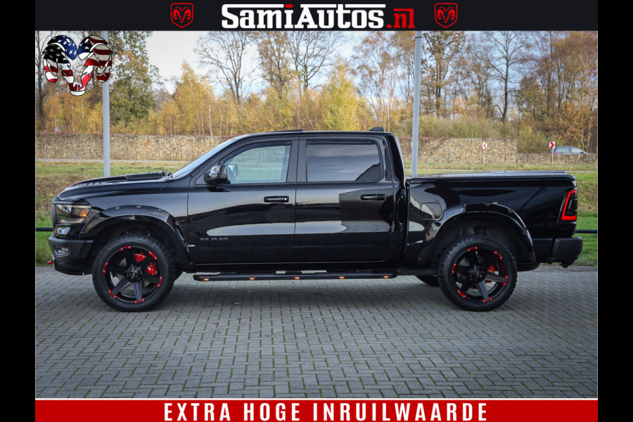 Dodge Ram 1500 HULK | 5.7 V8 | REBEL | WIDEBODY | LUCHTVERING | PANODAK | BREEDSET WIELEN | MEGA DIK | CREWCAB | DUBBELE CABINE | DC 5 PERSOONS | TOP CONDITIE | EERSTE EIGENAAR |