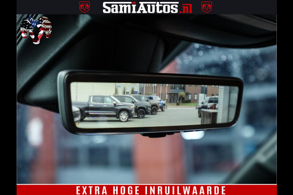 Dodge Ram 1500 BLACK OPS LONGHORN 5.7 V8 HEMI | 8820KM! | BOM VOL | HUD | LUCHTVERING | PANO | 200L LPG | ADAPTIVE CRUISE | DIGI VIRTUAL CLUSTER | CARPLAY | 3500KG | HEADUP | CREW CAB DUBBELE CABINE | 5 PERSOONS | ZWART MET BRUIN LEDER | Z.G.A.N