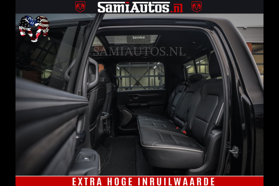 Dodge Ram 1500 Limited Night High Output 540HP 706Nm | Massage + Full Option | De Meest Luxe en Volle Pick-Up in zijn Klasse | Comfortabele Dubbele Cabine met Royale 5 Zitplaatsen | BPM vrij | Nu Leverbaar uit Voorraad | Voorraad Nr 2324 - 5142