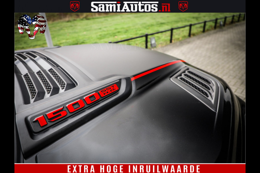 Dodge Ram 1500 Limited Night High Output 540HP 706Nm | Massage + Full Option | De Meest Luxe en Volle Pick-Up in zijn Klasse | Comfortabele Dubbele Cabine met Royale 5 Zitplaatsen | BPM vrij | Nu Leverbaar uit Voorraad | Voorraad Nr 2324 - 5142