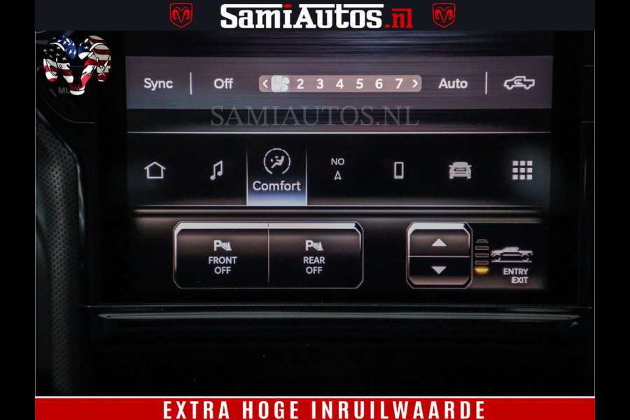 Dodge Ram 1500 Limited Night High Output 540HP 706Nm | Massage + Full Option | De Meest Luxe en Volle Pick-Up in zijn Klasse | Comfortabele Dubbele Cabine met Royale 5 Zitplaatsen | BPM vrij | Nu Leverbaar uit Voorraad | Voorraad Nr 2324 - 5142