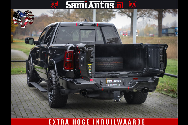 Dodge Ram 1500 Limited Night High Output 540HP 706Nm | Massage + Full Option | De Meest Luxe en Volle Pick-Up in zijn Klasse | Comfortabele Dubbele Cabine met Royale 5 Zitplaatsen | BPM vrij | Nu Leverbaar uit Voorraad | Voorraad Nr 2324 - 5142