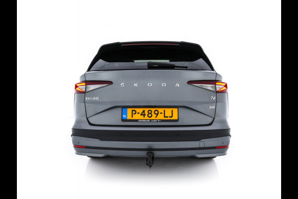 Škoda ENYAQ iV 60 [ 3-Fase ] {SOH-87%} (INCL.BTW) *PANO | FULL-LED | DIGI-COCKPIT | CAMERA | KEYLESS | NAVI-FULLMAP | PRIVACY-GLASS | AMBIENT-LIGHT | ECC | PDC | CRUISE | 19''ALU | TOWBAR*