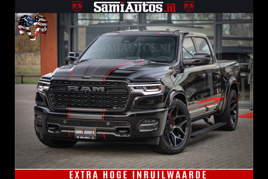 Dodge Ram 1500 Limited High Output 540HP 706Nm | Massage + Full Option | De Meest Luxe en Volle Pick-Up in zijn Klasse | Comfortabele Dubbele Cabine met Royale 5 Zitplaatsen | HULK PACK MEERPRIJS |  Voorraad Nr 2318 - 5415