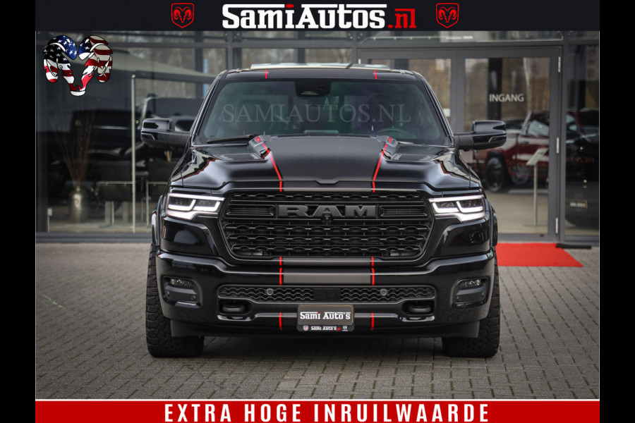 Dodge Ram 1500 Limited High Output 540HP 706Nm | Massage + Full Option | De Meest Luxe en Volle Pick-Up in zijn Klasse | Comfortabele Dubbele Cabine met Royale 5 Zitplaatsen | HULK PACK MEERPRIJS |  Voorraad Nr 2318 - 5415