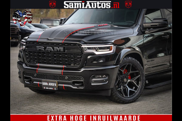 Dodge Ram 1500 Limited High Output 540HP 706Nm | Massage + Full Option | De Meest Luxe en Volle Pick-Up in zijn Klasse | Comfortabele Dubbele Cabine met Royale 5 Zitplaatsen | HULK PACK MEERPRIJS |  Voorraad Nr 2318 - 5415