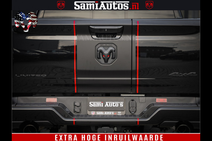 Dodge Ram 1500 Limited High Output 540HP 706Nm | Massage + Full Option | De Meest Luxe en Volle Pick-Up in zijn Klasse | Comfortabele Dubbele Cabine met Royale 5 Zitplaatsen | HULK PACK MEERPRIJS |  Voorraad Nr 2318 - 5415