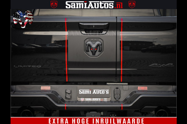 Dodge Ram 1500 Limited High Output 540HP 706Nm | Massage + Full Option | De Meest Luxe en Volle Pick-Up in zijn Klasse | Comfortabele Dubbele Cabine met Royale 5 Zitplaatsen | HULK PACK MEERPRIJS |  Voorraad Nr 2318 - 5415