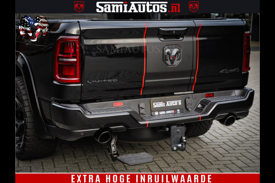 Dodge Ram 1500 Limited High Output 540HP 706Nm | Massage + Full Option | De Meest Luxe en Volle Pick-Up in zijn Klasse | Comfortabele Dubbele Cabine met Royale 5 Zitplaatsen | HULK PACK MEERPRIJS |  Voorraad Nr 2318 - 5415