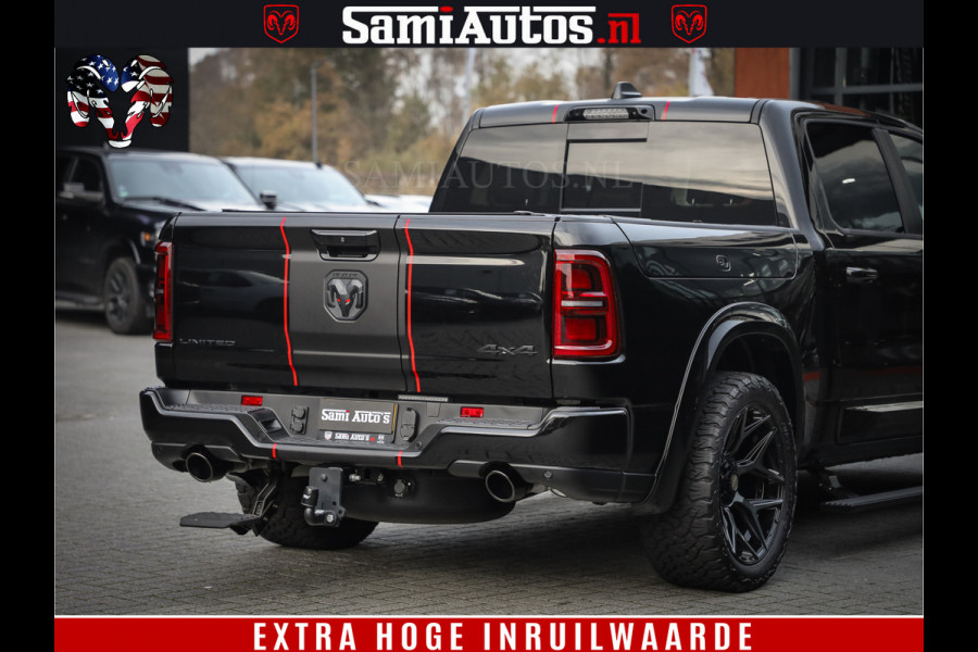 Dodge Ram 1500 Limited High Output 540HP 706Nm | Massage + Full Option | De Meest Luxe en Volle Pick-Up in zijn Klasse | Comfortabele Dubbele Cabine met Royale 5 Zitplaatsen | HULK PACK MEERPRIJS |  Voorraad Nr 2318 - 5415