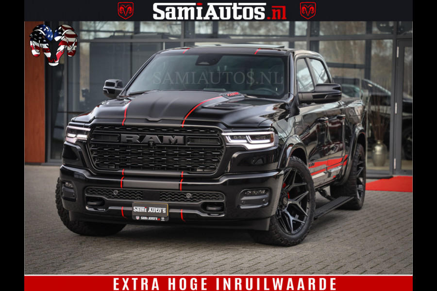Dodge Ram 1500 Limited High Output 540HP 706Nm | Massage + Full Option | De Meest Luxe en Volle Pick-Up in zijn Klasse | Comfortabele Dubbele Cabine met Royale 5 Zitplaatsen | HULK PACK MEERPRIJS |  Voorraad Nr 2318 - 5415