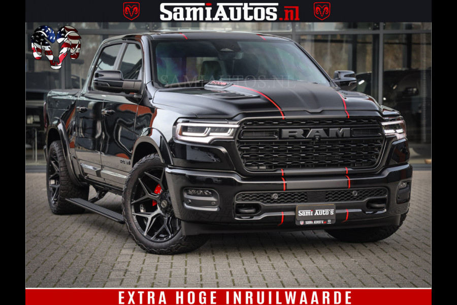 Dodge Ram 1500 540 PK Limited High Output 706Nm | Massage + Full Option | De Meest Luxe en Volle Pick-Up in zijn Klasse | Comfortabele Dubbele Cabine met Royale 5 Zitplaatsen | HULK PACK MEERPRIJS |  Voorraad Nr 2333 - 5129