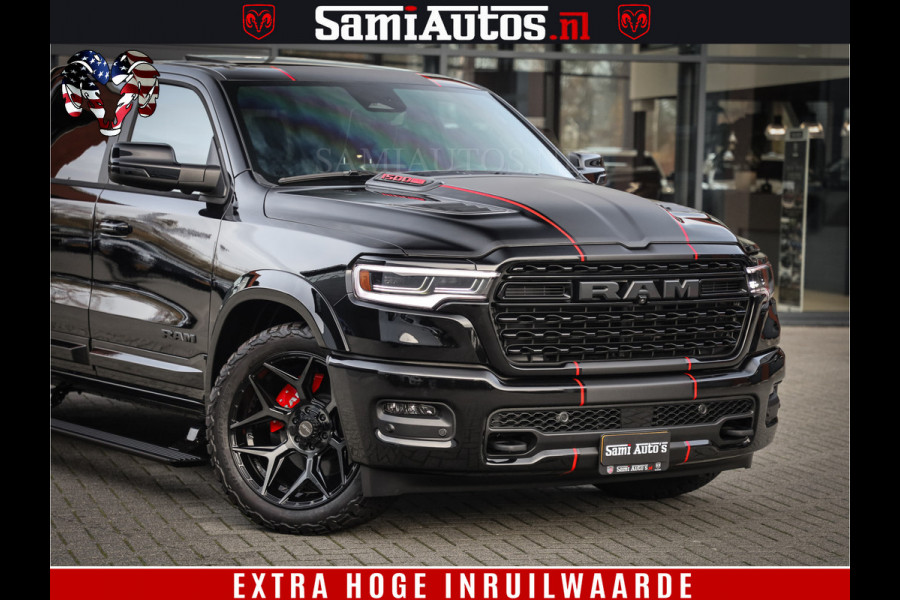 Dodge Ram 1500 540 PK Limited High Output 706Nm | Massage + Full Option | De Meest Luxe en Volle Pick-Up in zijn Klasse | Comfortabele Dubbele Cabine met Royale 5 Zitplaatsen | HULK PACK MEERPRIJS |  Voorraad Nr 2333 - 5129
