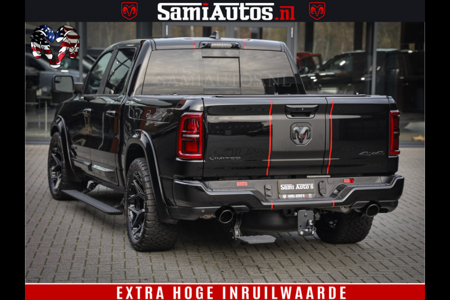 Dodge Ram 1500 540 PK Limited High Output 706Nm | Massage + Full Option | De Meest Luxe en Volle Pick-Up in zijn Klasse | Comfortabele Dubbele Cabine met Royale 5 Zitplaatsen | HULK PACK MEERPRIJS |  Voorraad Nr 2333 - 5129