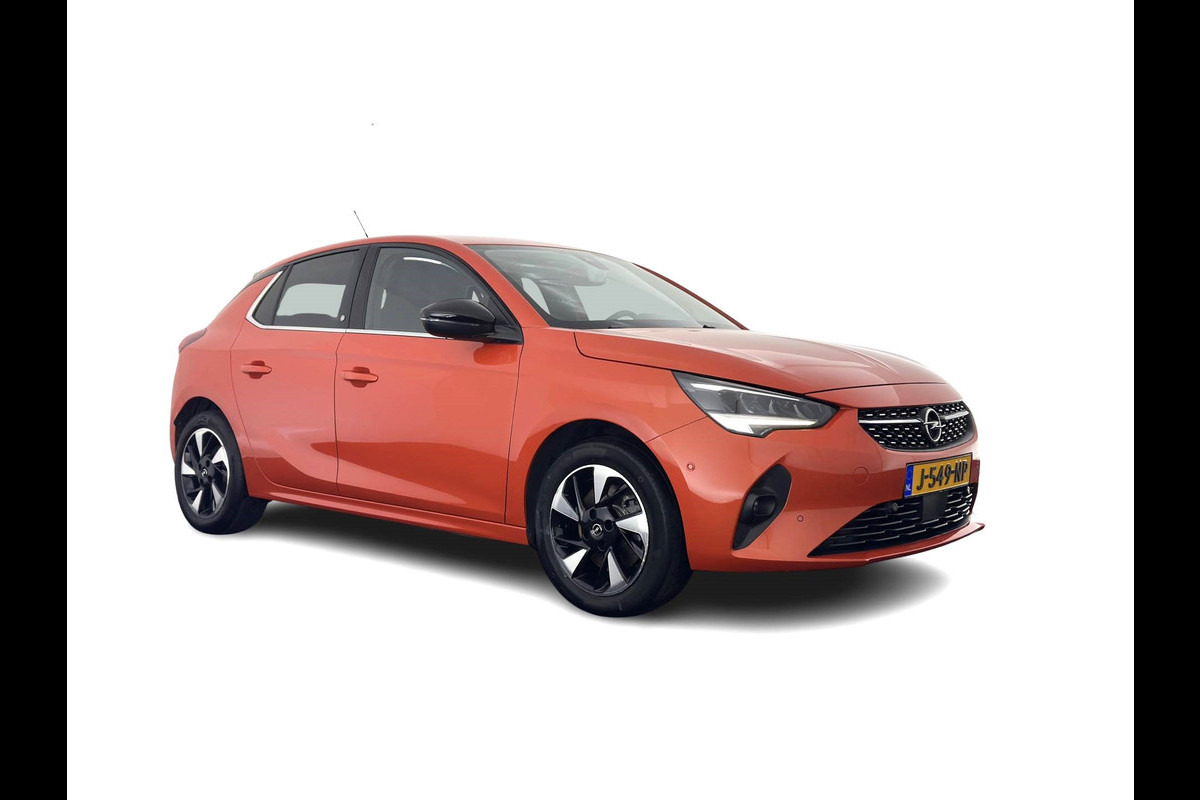 Opel CORSA-E Elegance 50 kWh [ 3-Fase ] {SOH-94%} (INCL-BTW) Aut. *FULL-LED | DIGI-COCKPIT | LEATHER-MICROFIBRE | NAVI-FULLMAP |  CAMERA | CARPLAY | ECC | KEYLESS | CRUISE | DAB | LANE-ASSIST | PDC | SPORT-SEATS | PRIVACY-GLASS | 16"ALU*