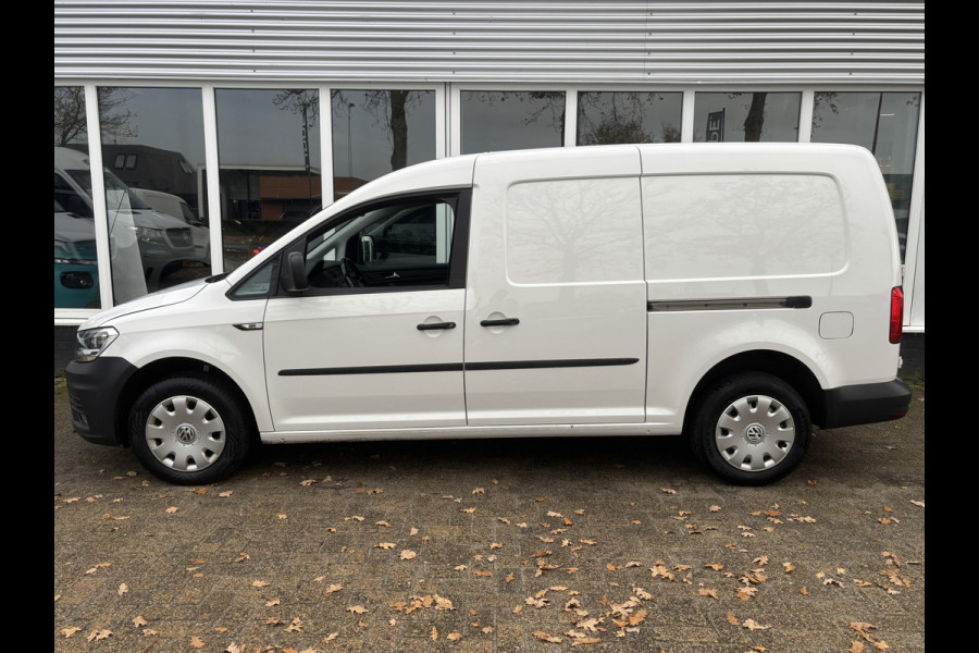 Volkswagen Caddy 2.0 TDI L2H1 BMT Maxi Highline | Leer | Navi | Cruise | Trekhaak | Dubbele Schuifdeur