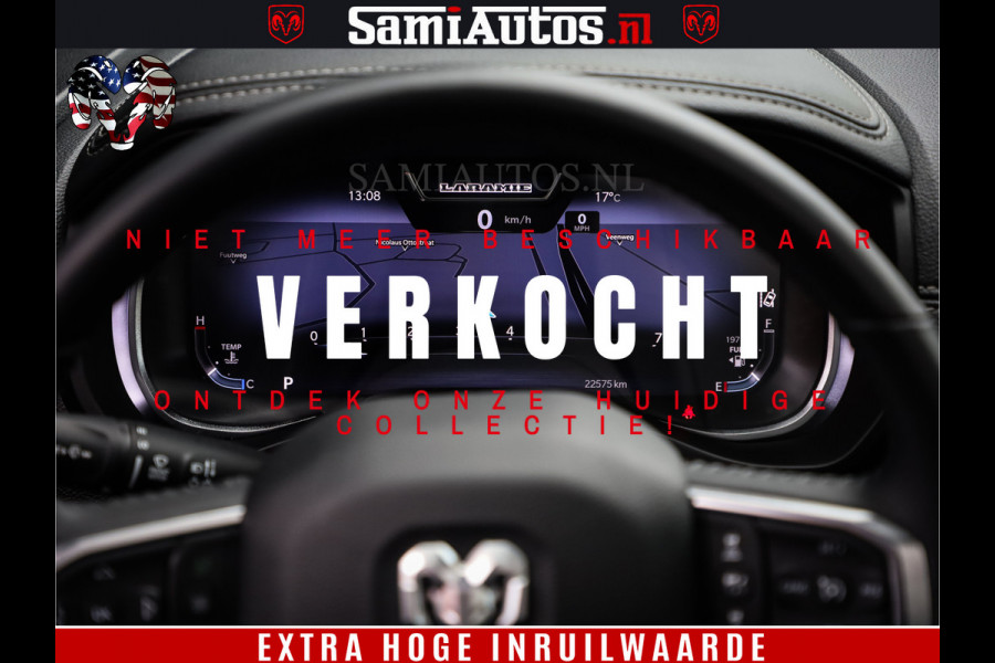Dodge Ram 1500 SPORT 5.7 V8 HEMI | Virtual | Mega Vol | MWK Klep | XB9 | Adaptive Cruise | 4x4 | Crew Cab | Granite Crystal | Dubbel Cabine DC | 5 persoons | Eerste Eigenaar | Z.G.A.N |