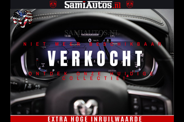 Dodge Ram 1500 SPORT 5.7 V8 HEMI | Virtual | Mega Vol | MWK Klep | XB9 | Adaptive Cruise | 4x4 | Crew Cab | Granite Crystal | Dubbel Cabine DC | 5 persoons | Eerste Eigenaar | Z.G.A.N |