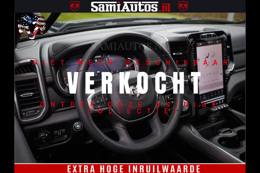 Dodge Ram 1500 SPORT 5.7 V8 HEMI | Virtual | Mega Vol | MWK Klep | XB9 | Adaptive Cruise | 4x4 | Crew Cab | Granite Crystal | Dubbel Cabine DC | 5 persoons | Eerste Eigenaar | Z.G.A.N |