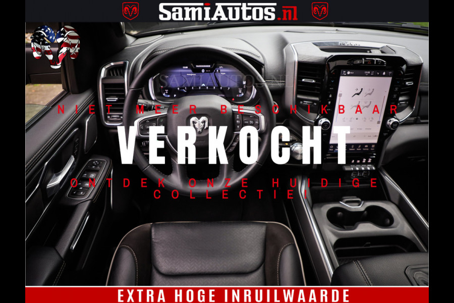 Dodge Ram 1500 SPORT 5.7 V8 HEMI | Virtual | Mega Vol | MWK Klep | XB9 | Adaptive Cruise | 4x4 | Crew Cab | Granite Crystal | Dubbel Cabine DC | 5 persoons | Eerste Eigenaar | Z.G.A.N |