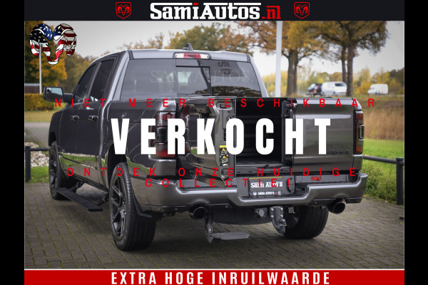 Dodge Ram 1500 SPORT 5.7 V8 HEMI | Virtual | Mega Vol | MWK Klep | XB9 | Adaptive Cruise | 4x4 | Crew Cab | Granite Crystal | Dubbel Cabine DC | 5 persoons | Eerste Eigenaar | Z.G.A.N |