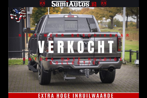 Dodge Ram 1500 SPORT 5.7 V8 HEMI | Virtual | Mega Vol | MWK Klep | XB9 | Adaptive Cruise | 4x4 | Crew Cab | Granite Crystal | Dubbel Cabine DC | 5 persoons | Eerste Eigenaar | Z.G.A.N |