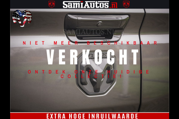 Dodge Ram 1500 SPORT 5.7 V8 HEMI | Virtual | Mega Vol | MWK Klep | XB9 | Adaptive Cruise | 4x4 | Crew Cab | Granite Crystal | Dubbel Cabine DC | 5 persoons | Eerste Eigenaar | Z.G.A.N |