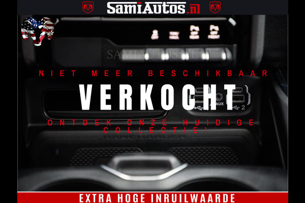 Dodge Ram 1500 SPORT 5.7 V8 HEMI | Virtual | Mega Vol | MWK Klep | XB9 | Adaptive Cruise | 4x4 | Crew Cab | Granite Crystal | Dubbel Cabine DC | 5 persoons | Eerste Eigenaar | Z.G.A.N |