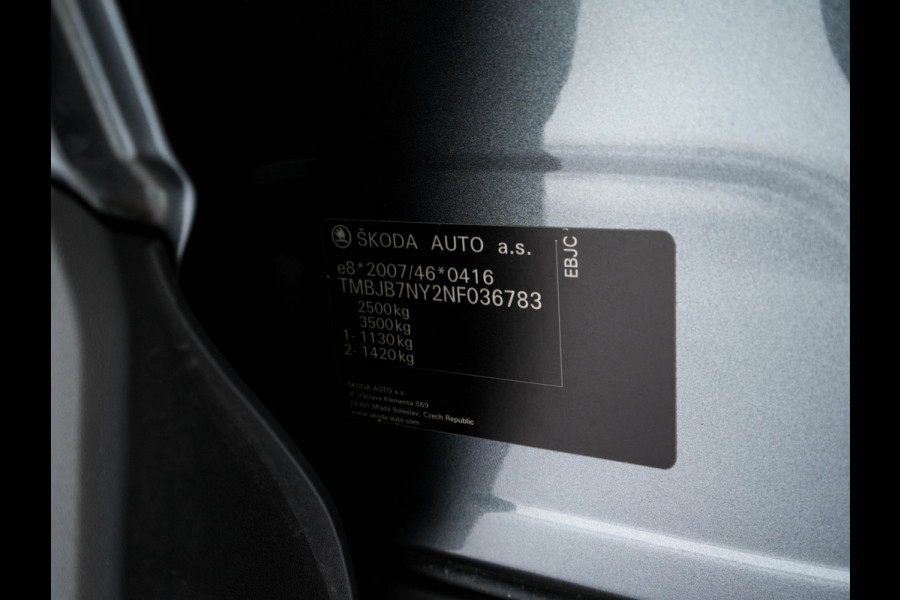 Škoda ENYAQ iV 60 [ 3-Fase ] {SOH-87%} (INCL.BTW) *PANO | FULL-LED | DIGI-COCKPIT | CAMERA | KEYLESS | NAVI-FULLMAP | PRIVACY-GLASS | AMBIENT-LIGHT | ECC | PDC | CRUISE | 19''ALU | TOWBAR*