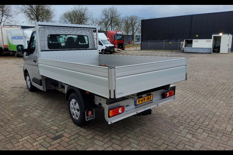 Renault Master 150.35 L3H1 EL EURO 6 OPEN LAADBAK 3.30 METER + TREKHAAK - V-69-JRZ - BPM VRIJ!