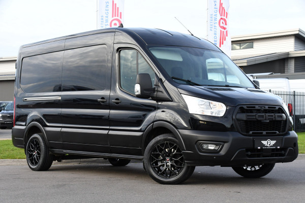 Ford Transit 350 2.0 TDCI L3H2 Black Edition Cruise, Camera, Carplay, 130pk, Trekhaak, Multimedia, NAVI Uniek!