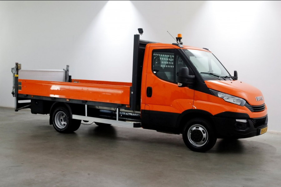Iveco Daily 35C14 136pk Open Laadbak met laadklep en trekhaak 3500kg 10-2019