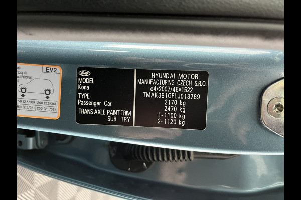 Hyundai Kona EV Fashion 64 kWh [ 3-Fase ] { SOH-100% } (INCL-BTW) Aut. *PANO | KRELL-AUDIO | HEAD-UP | NAVI-FULLMAP | KEYLESS | SHIFT-PADDLES | LANE-ASSIST | BLIND-SPOT | CAMERA | DAB | ECC | PDC | ADAPTIVE-CRUISE | COMFORT-SEATS | 17"ALU*